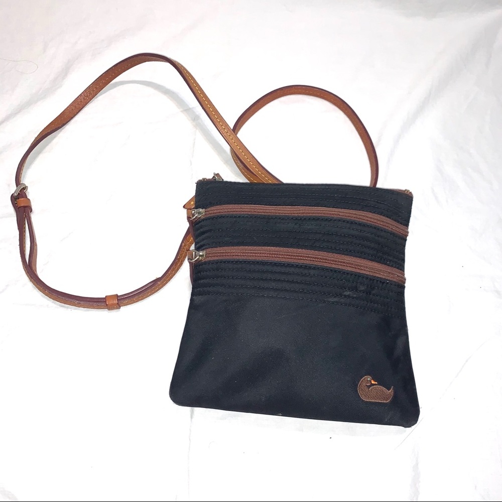 Dooney & Bourke Brown and Black Crossbody